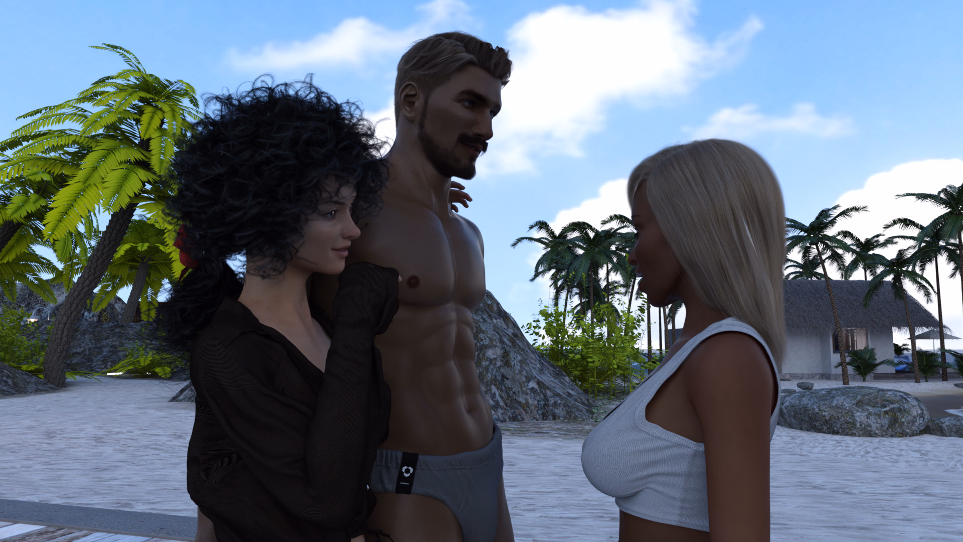 危险信号:背叛之岛(Red Flags: Infidelity Island)v0.4 精翻汉化 游戏截图 5