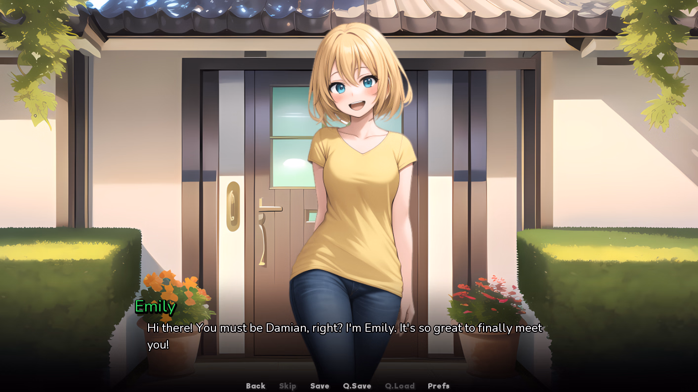 艾米莉的欲火之夜:私密约会(Emily's Steamy Date)v1.0 精翻汉化 游戏截图 2