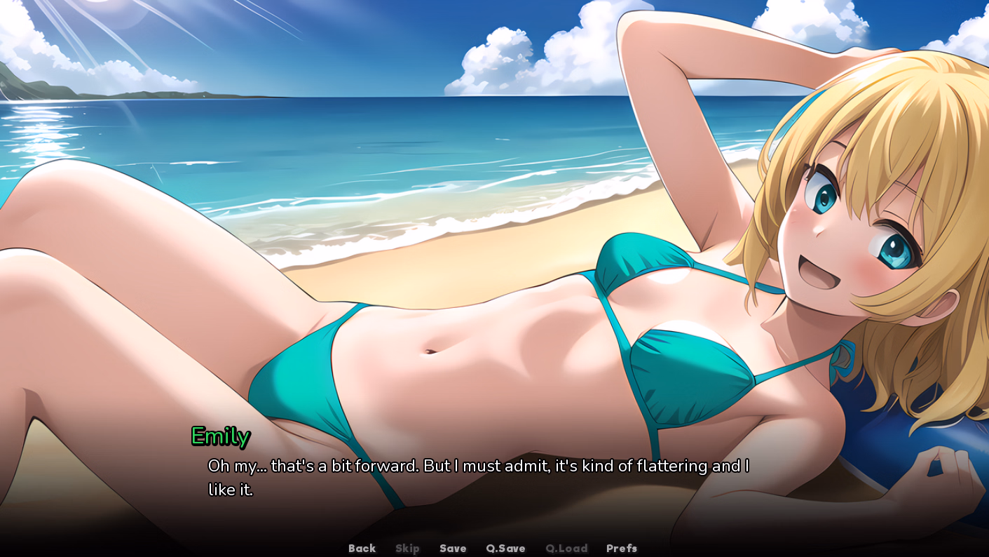 艾米莉的欲火之夜:私密约会(Emily's Steamy Date)v1.0 精翻汉化 游戏截图 4