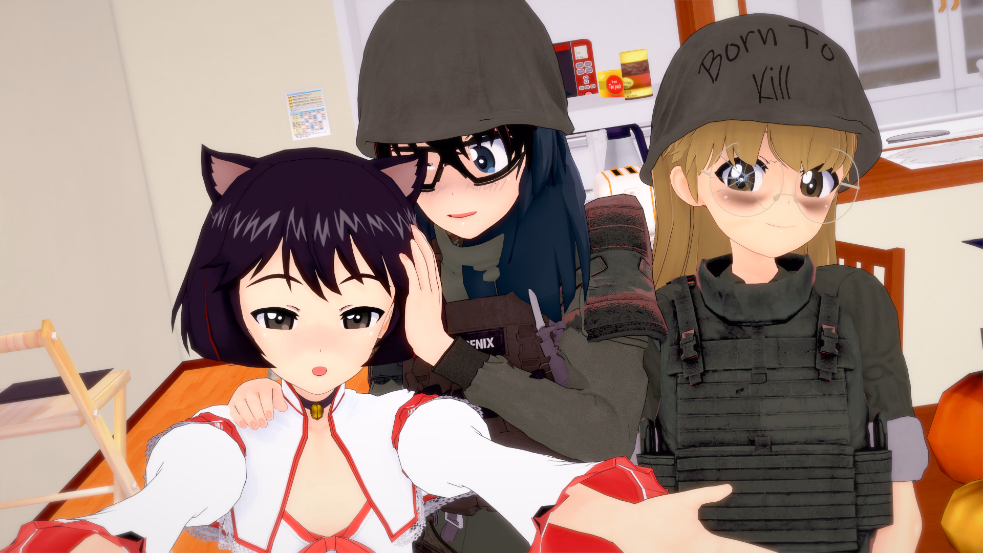 堕落万圣节:少女与战车的淫乱派对(Corrupted Halloween : Girls und Panzer der Panzussy)v1.2 精翻汉化 游戏截图 2