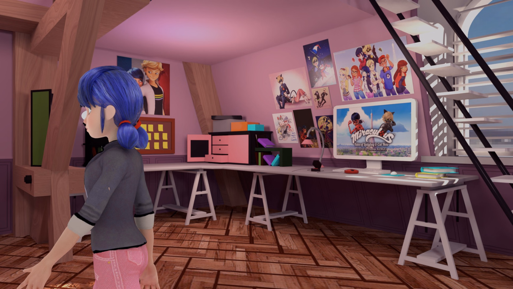 玛丽内特的淫乱假期：趁父母不在家的疯狂（Marinette's Week）v4.0 精翻汉化 游戏截图 8