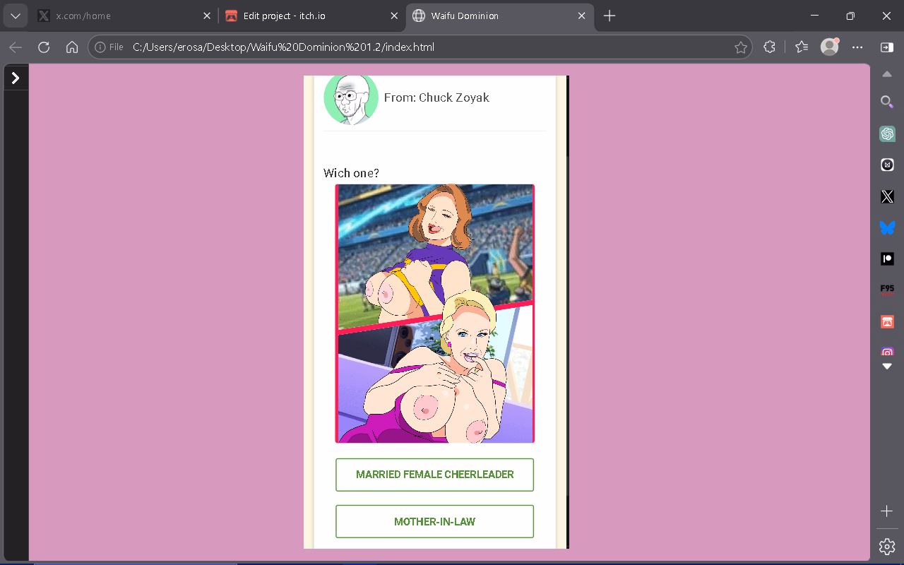 二次元老婆统治:屌丝逆袭后宫神(Waifu Dominion)v1.7 精翻汉化 游戏截图 8