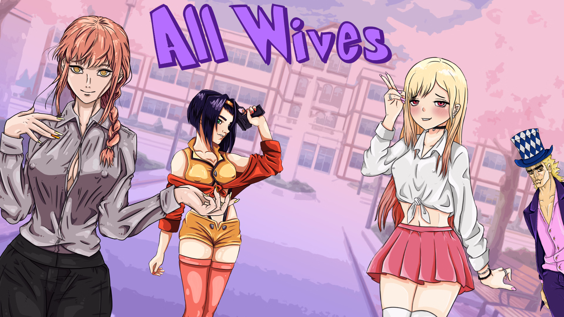 全员人妻:大学校园的绿帽逆袭(All Wives)v0.0.4 精翻汉化 游戏截图 1
