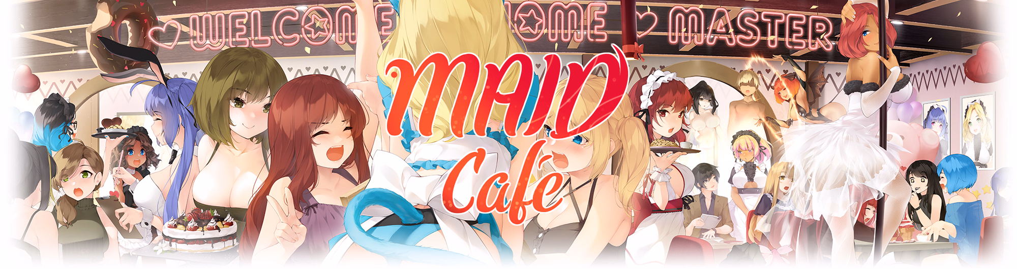 女仆咖啡厅:制服诱惑与肉体服务(Maid Cafe)v1.5 Deluxe 精翻汉化 游戏截图 1