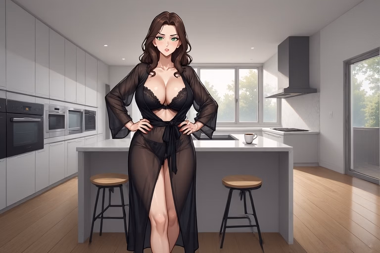 继母的秘密:危险诱惑(My Stepmom's Secret)v0.2 精翻汉化 游戏截图 3