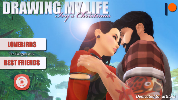 描绘我的人生：艾薇的圣诞节（Drawing My Life - Ivy's Christmas）v1.0 精翻汉化 游戏截图 1