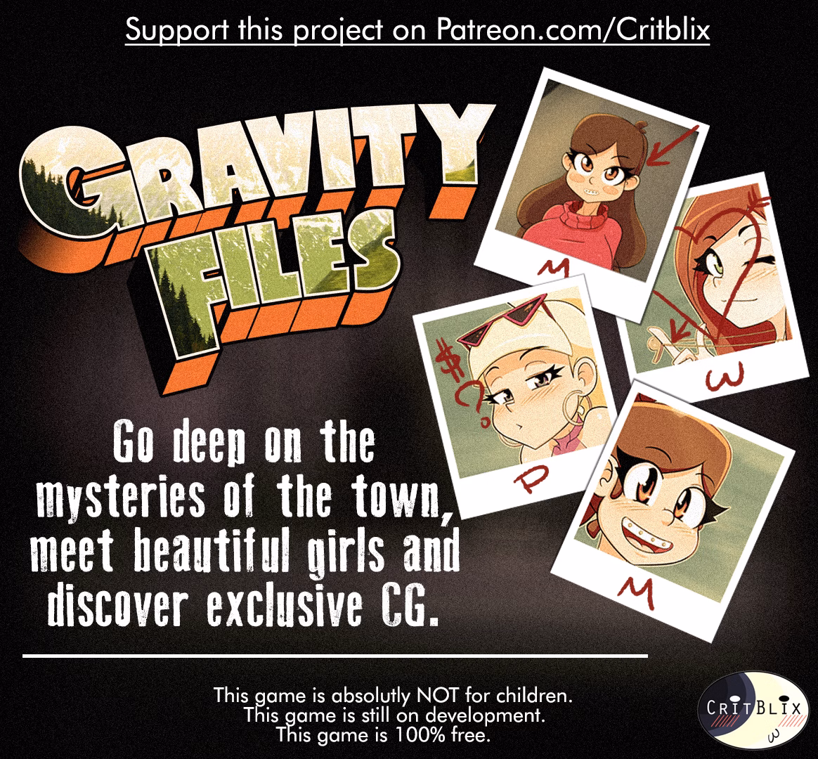 重力档案:动画恶搞同人(Gravity Files)v1.1 Full 精翻汉化 游戏截图 5