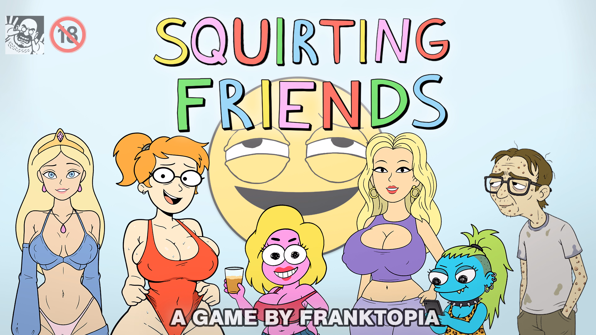 潮吹老友记：荒诞淫乱大乱交（Squirting Friends）v0.1 精翻汉化 游戏截图 1