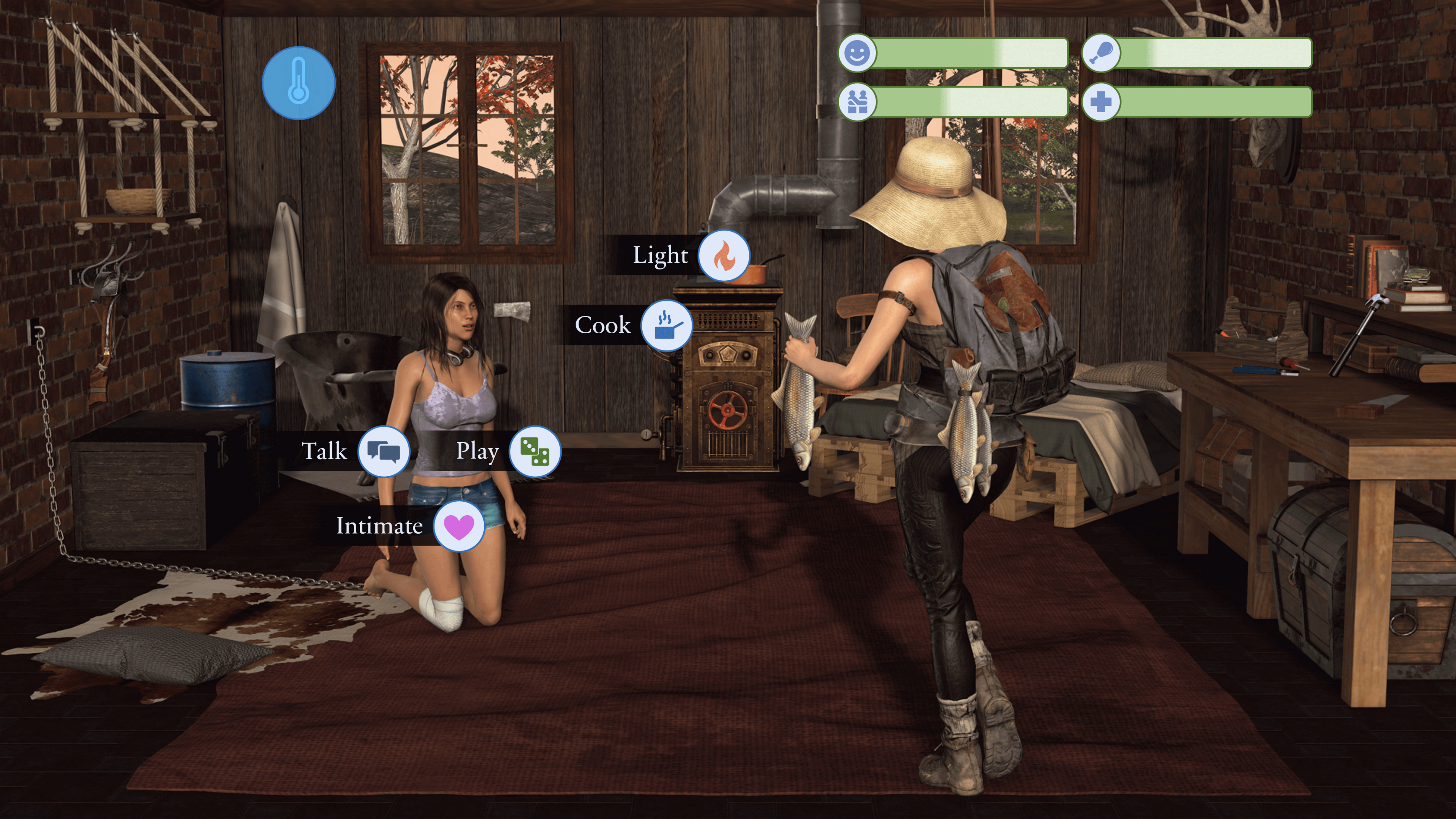 孤屋欲灵:少女丧尸的调教(Teen Zombie in Your Cabin)v1.0 精翻汉化 游戏截图 5