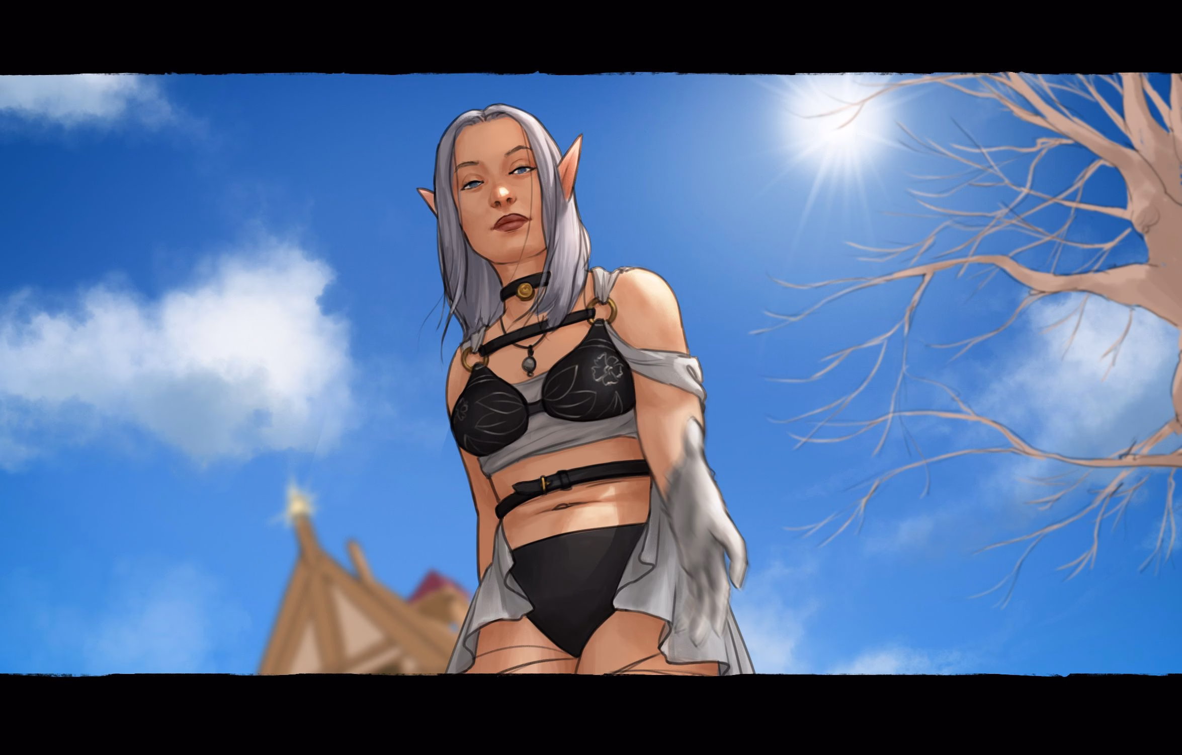 巨乳精灵的奇幻冒险(The Big Beyond)v0.09b 精翻汉化 游戏截图 5