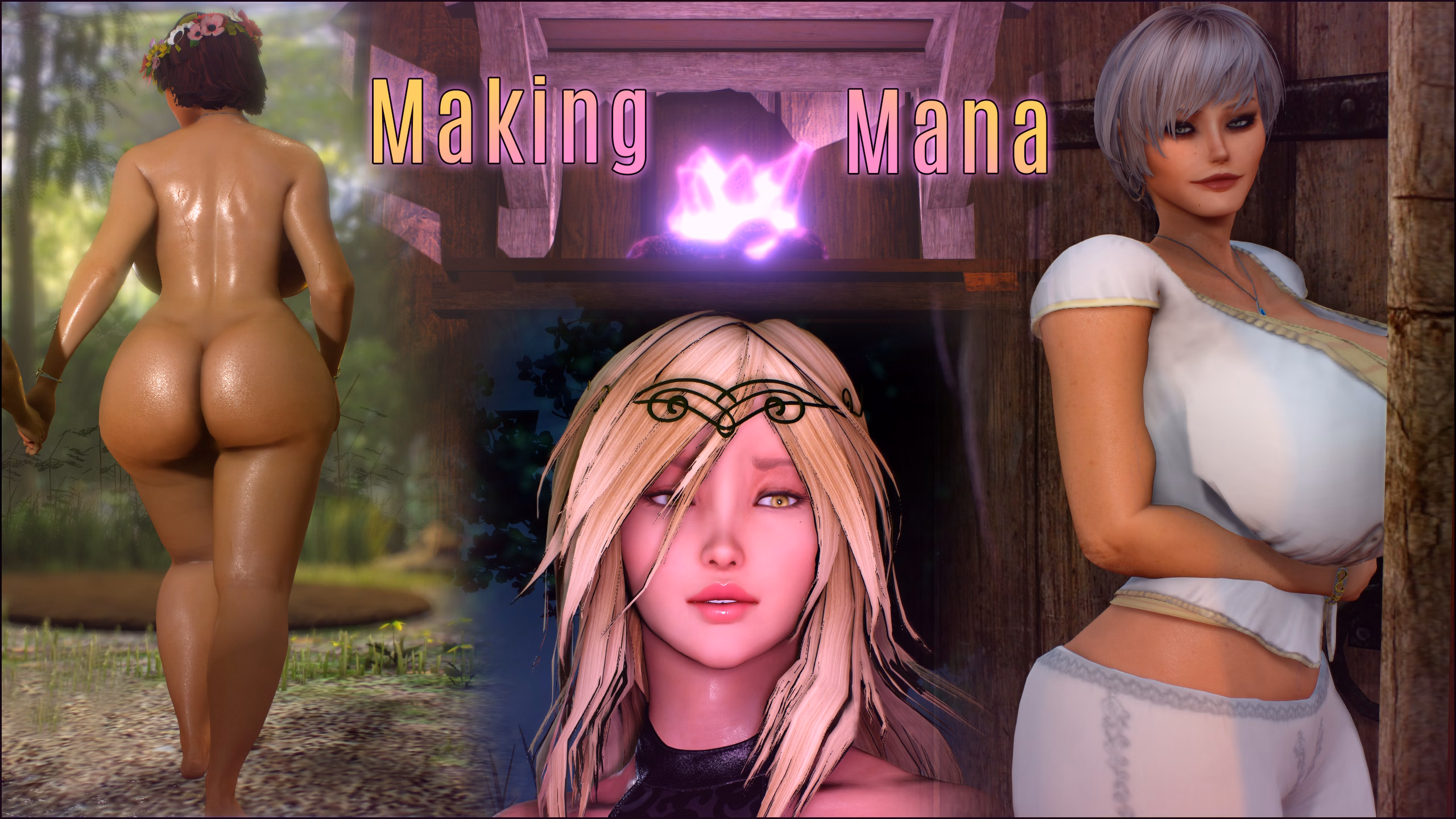 魔力榨取:森林深处的淫乱隐居(Making Mana)v1.2 Full 精翻汉化 游戏截图 1