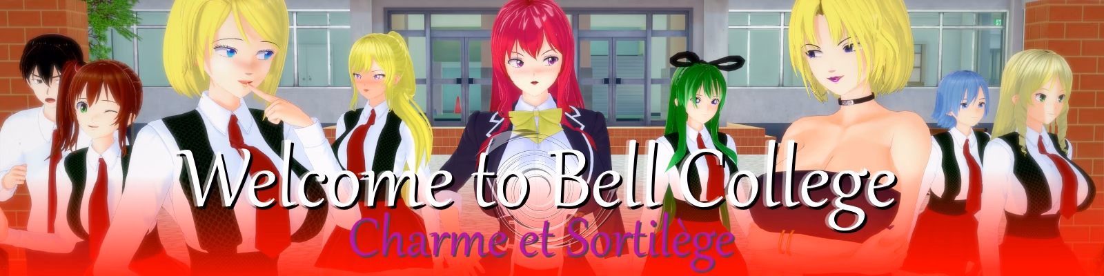 欢迎来到贝尔学院:淫乱黑圣经(Welcome to Bell College - Charme et Sortilège)v0.4.1 精翻汉化 游戏截图 1