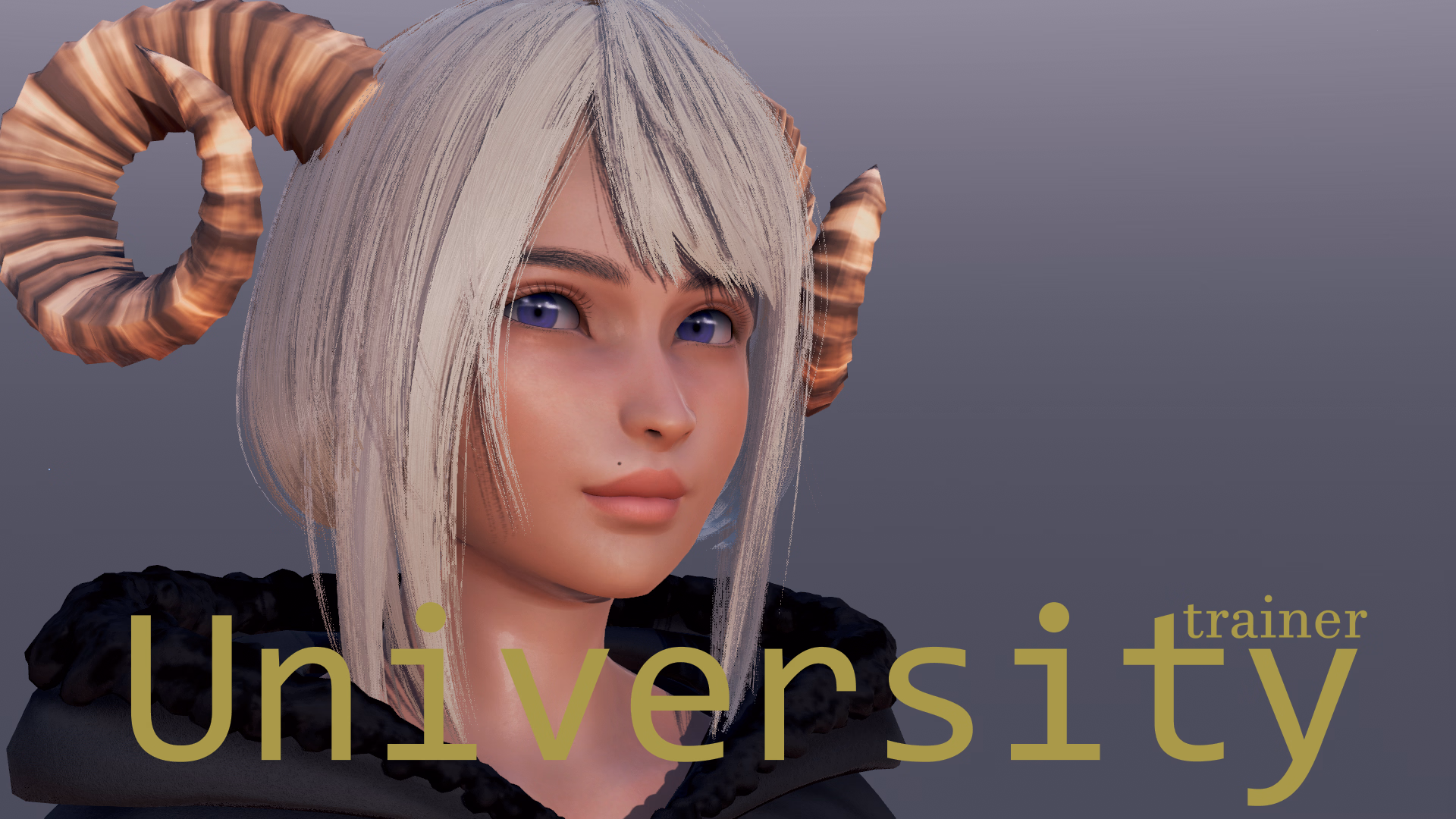 繁衍计划:人外娘羊角兽的配种交配(University Trainer NSFW)v0.3.4 精翻汉化 游戏截图 1