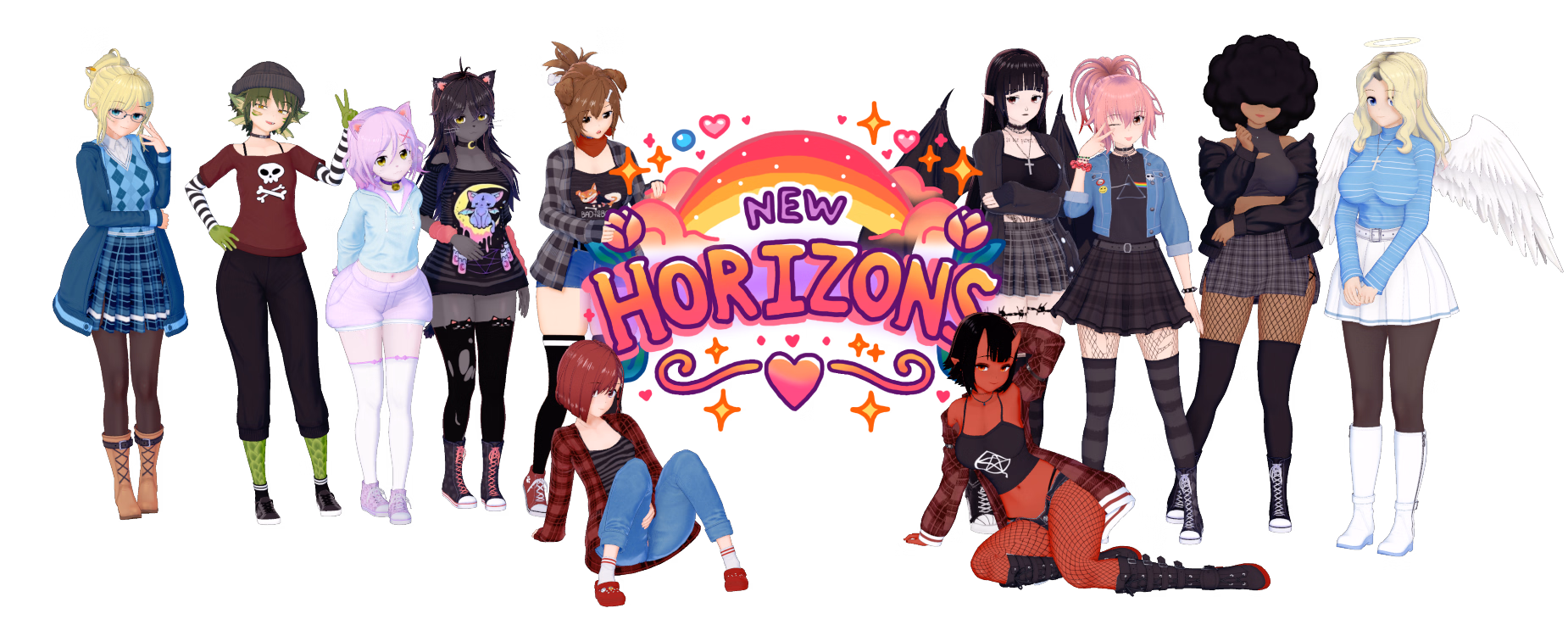 新地平线:沉浸式肉欲小说(New Horizons)v0.2.5 精翻汉化 游戏截图 1