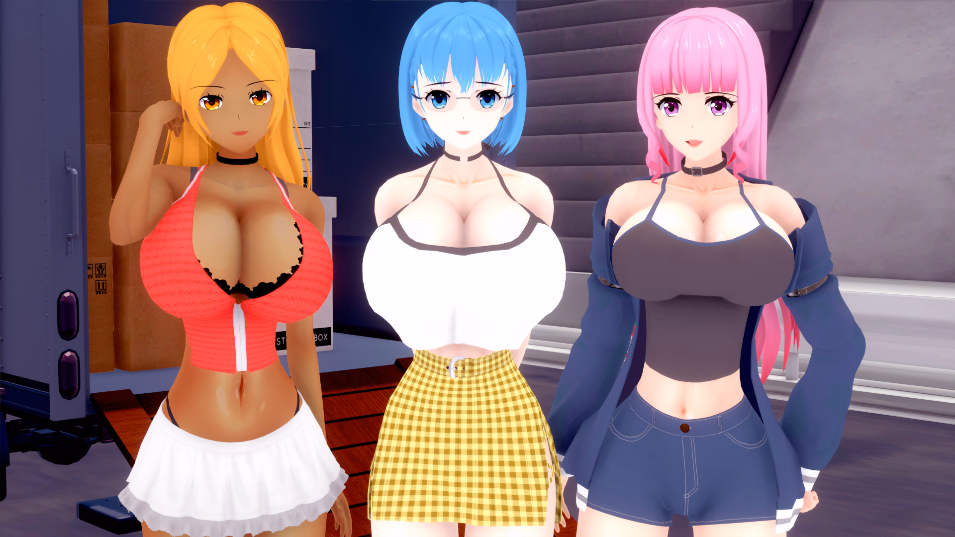 我与四只魅魔的同居生活:榨汁日常(My Life With 4 Succubus)v0.100-b 精翻汉化 游戏截图 1