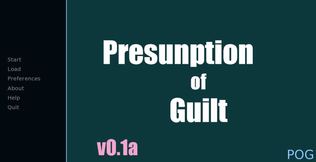 罪恶推断:乱伦与阴谋(Presumption of Guilt)v0.1a 精翻汉化 游戏截图 1
