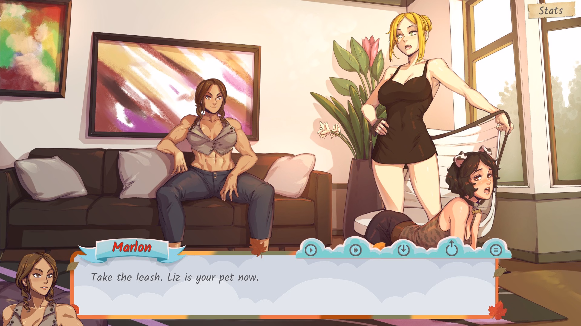 克里斯汀的呵护:百合日常(Christine's Care)v1.0.1 精翻汉化 游戏截图 2