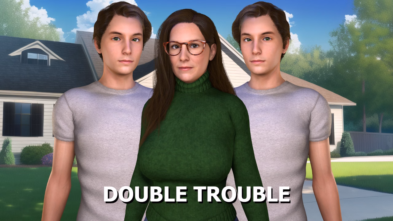 双重麻烦:女房东的地下室催眠(Double Trouble)v0.01a - Demo 精翻汉化 游戏截图 1