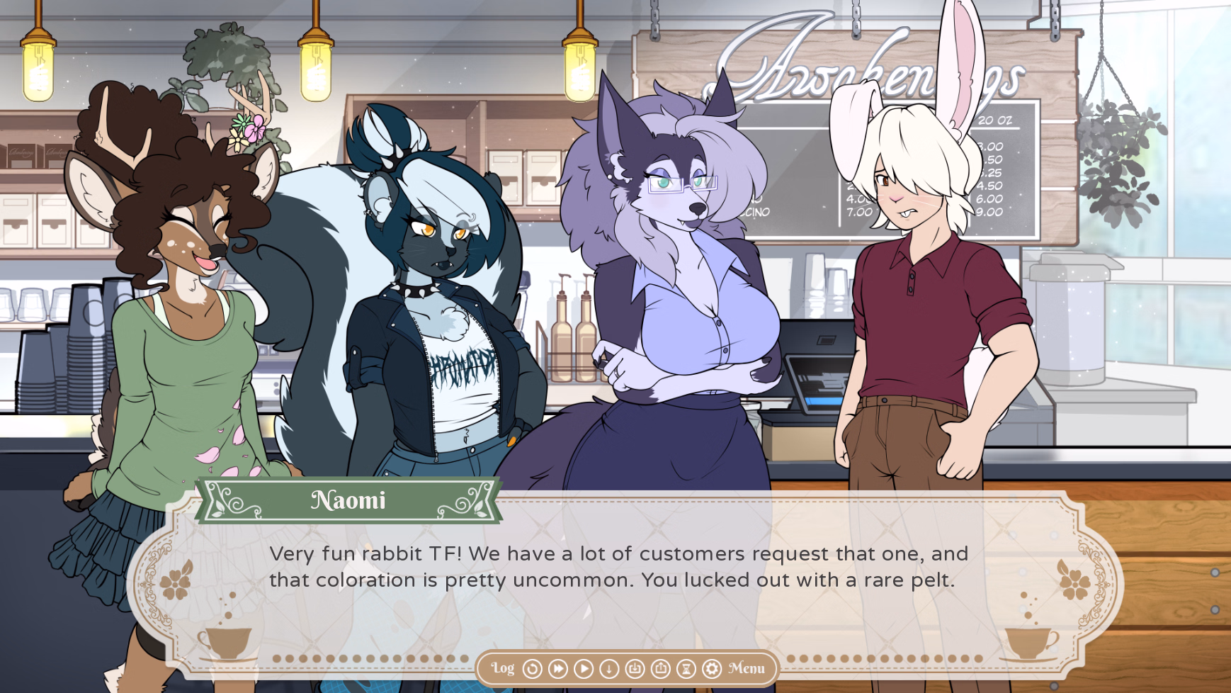 兽人娘化：兽耳娘的发情期（Coffee Buns）v0.9 精翻汉化 游戏截图 2