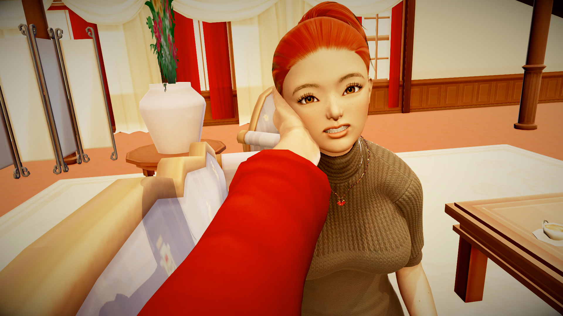 色彩欲望：孤男的寡母调教（Painting）v0.3 精翻汉化 游戏截图 2