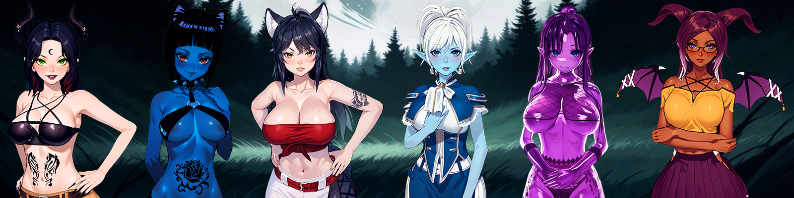 恶魔、少女与神话熟女 重制版（Daemons, Damsels & Mythical Milfs Remastered）v0.05 精翻汉化 游戏截图 1