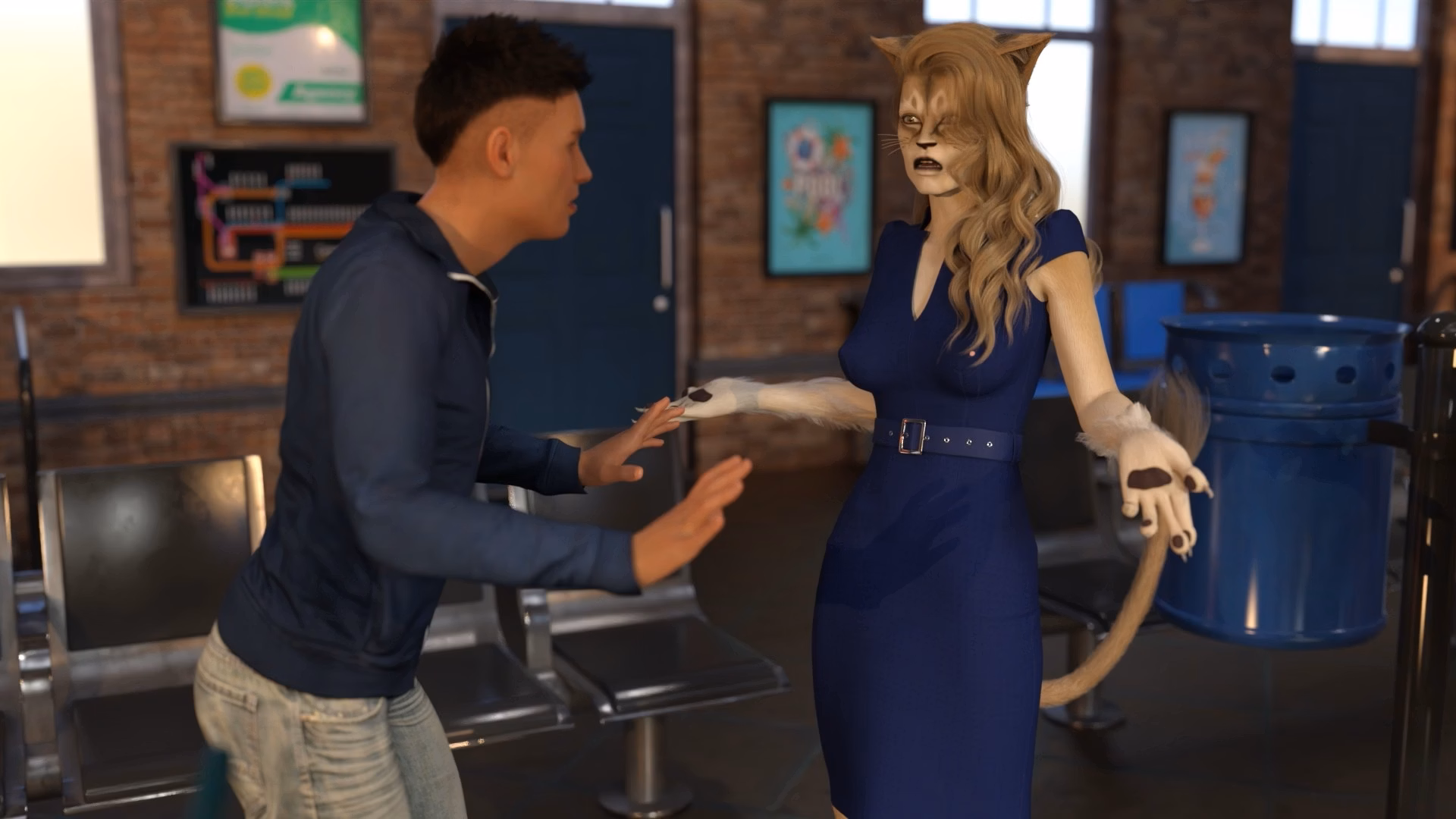 福瑞镇:兽人小镇的浪漫救赎(Furryville)v0.251 精翻汉化 游戏截图 2