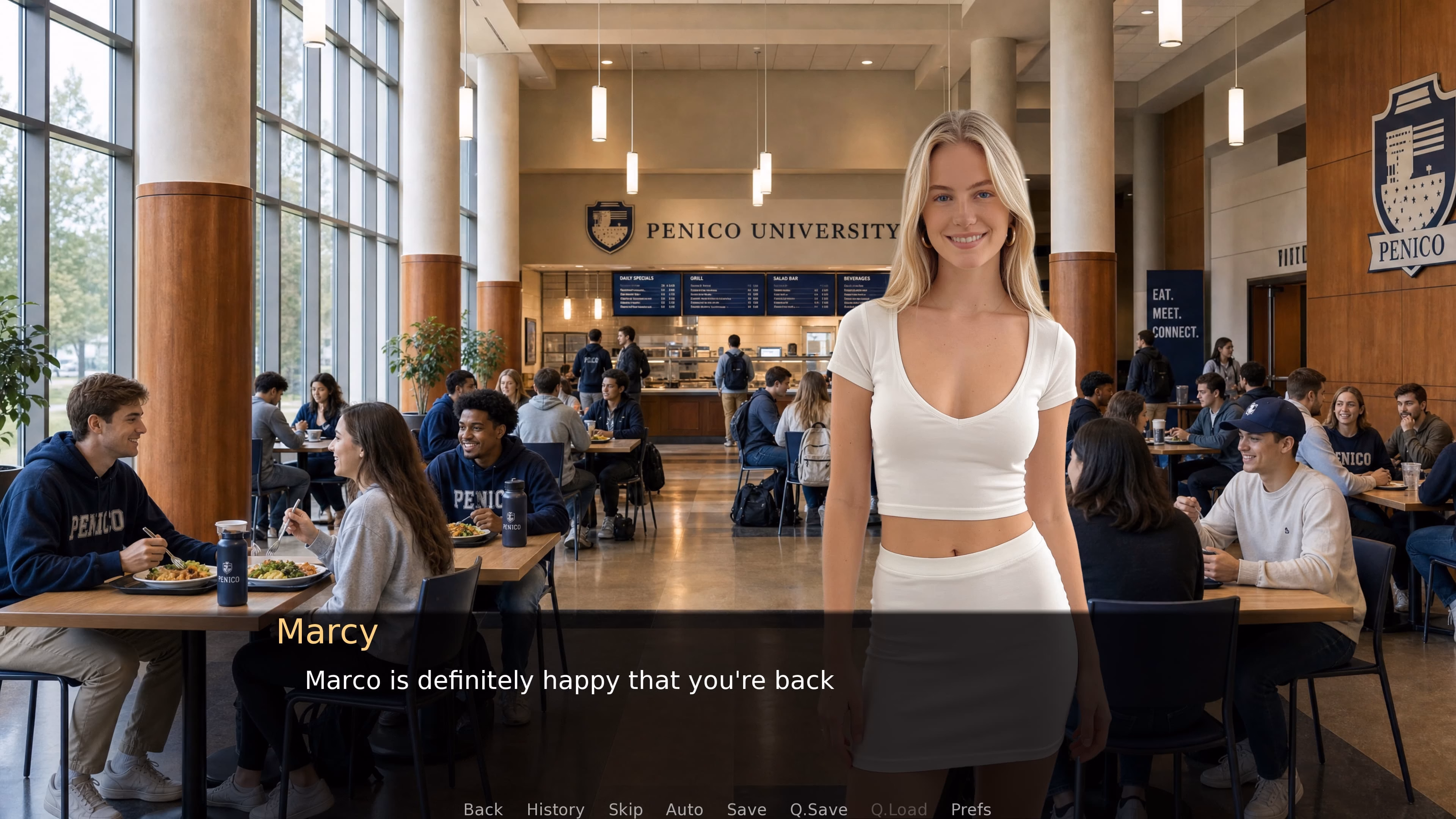 校园学探：潜入欲望大学（University Spy）v0.2 精翻汉化 游戏截图 5