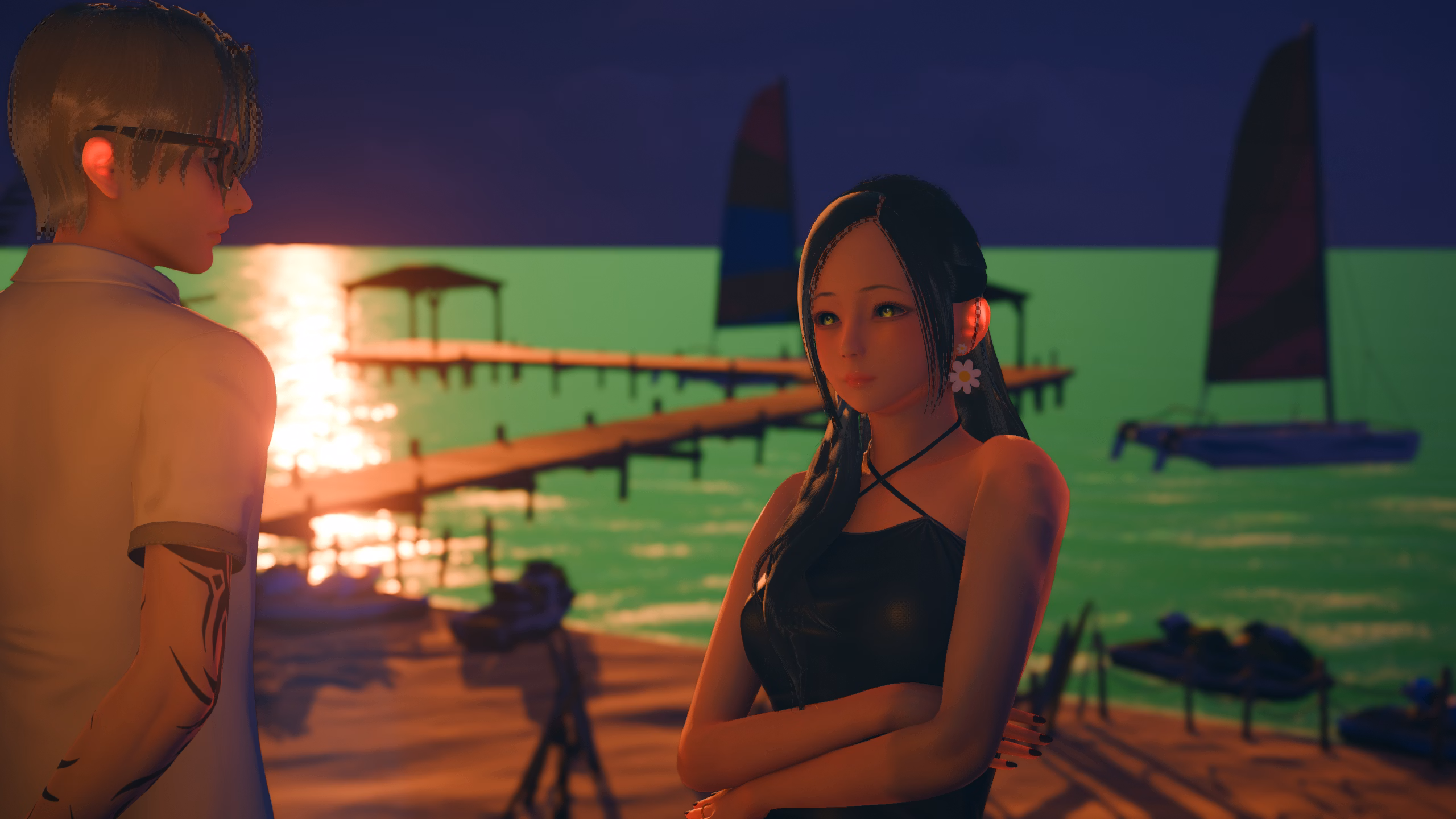 变色龙海岸：欲望迷踪（Chameleon Shore）Prologue 精翻汉化 游戏截图 2