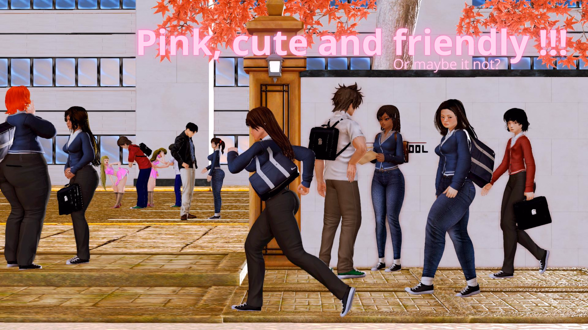 粉色可爱又友好,或许不然?(Pink Cute and Friendly or Maybe Not?)Alpha 0.0.1 精翻汉化 游戏截图 1