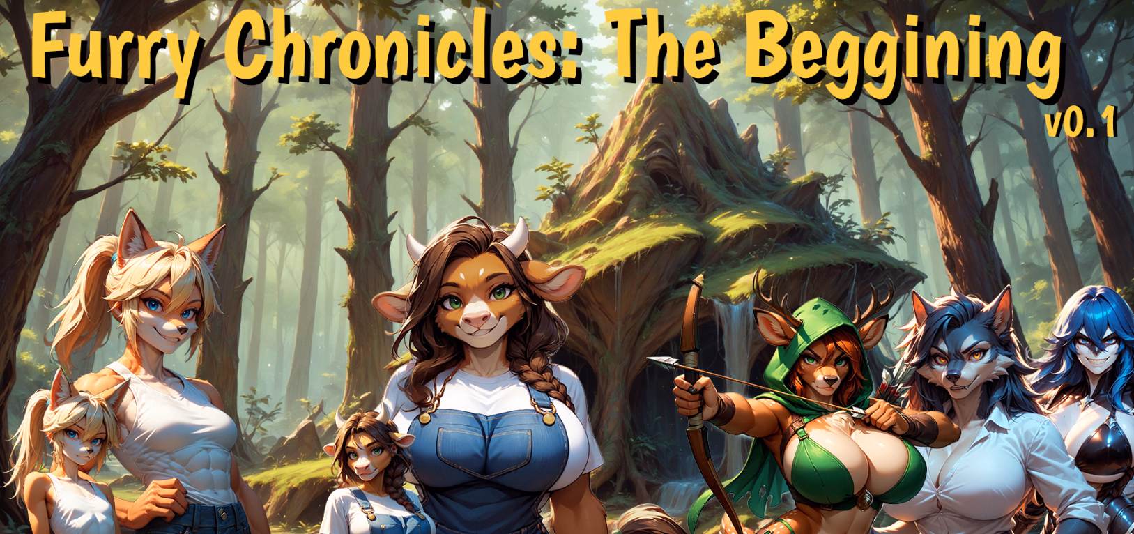 兽人编年史：起源与调教（Furry Chronicles: The Beginning）v0.1 精翻汉化 游戏截图 1