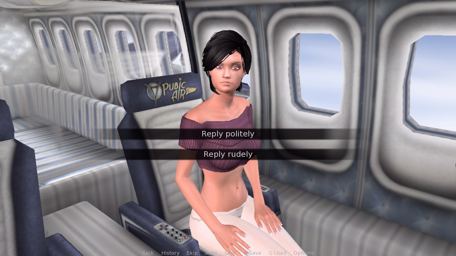 私人空服：空中肉体慰藉（Can I Service You）v1.0 精翻汉化 游戏截图 5