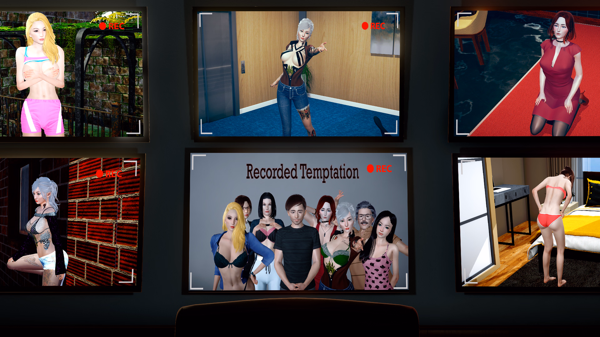 偷拍诱惑:办公室的危险游戏(Recorded Temptation)v0.20 精翻汉化 游戏截图 1