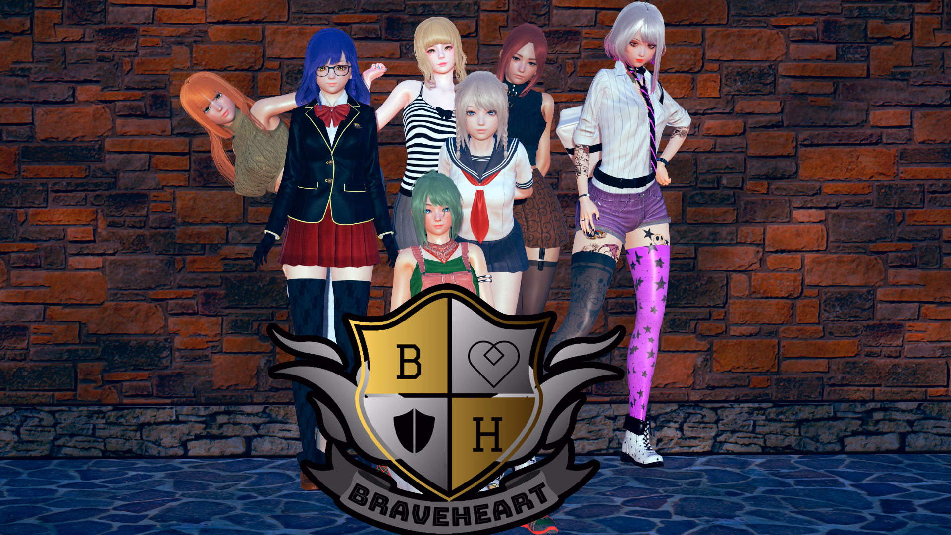 勇敢的心学院：校园猎艳（Braveheart Academy）v2.1 精翻汉化 游戏截图 1