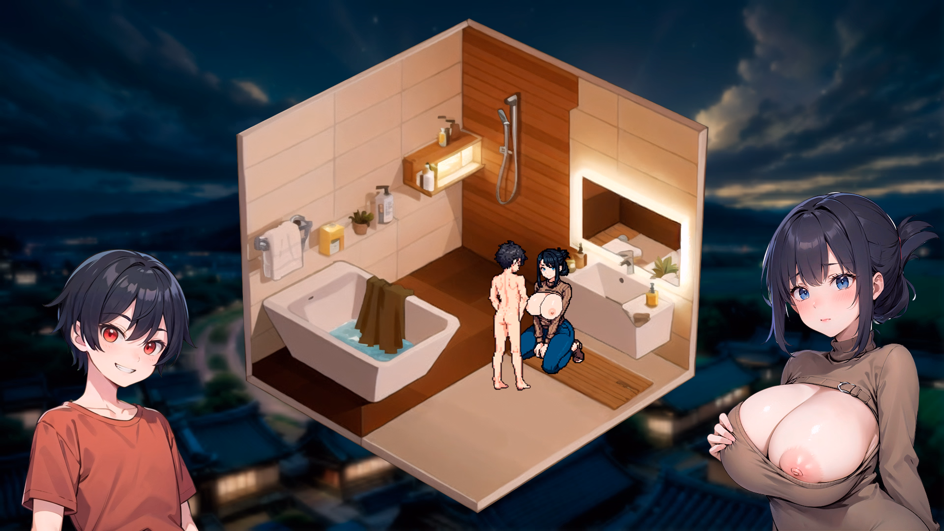 偷窥欲火：朋友母亲的呻吟（Gaming Sessions）v0.5 精翻汉化 游戏截图 7
