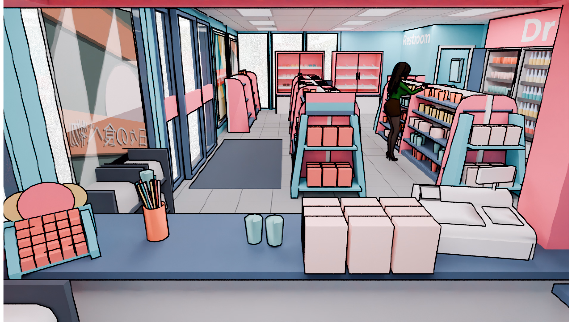 淫荡店长:还债之路(Naughty Store Manager)v0.95 精翻汉化 游戏截图 8