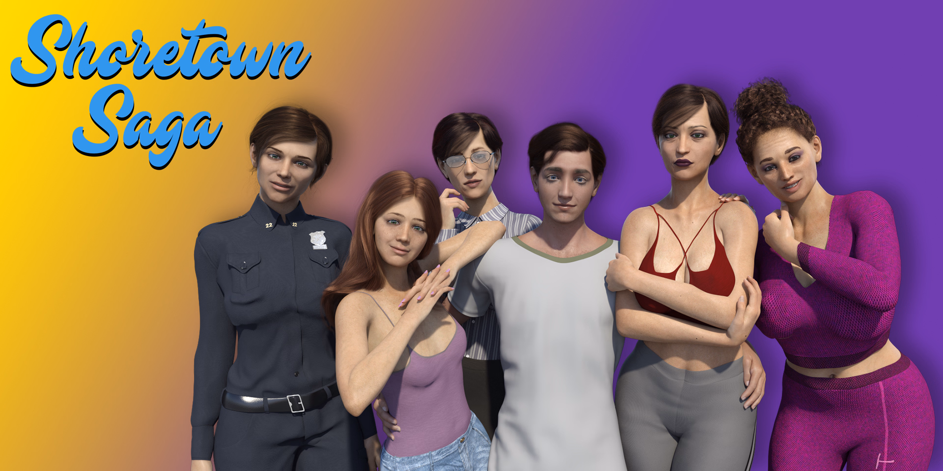 海岸镇物语：父亲不在家的母女共侍（Shoretown Saga）v0.6 精翻汉化 游戏截图 1