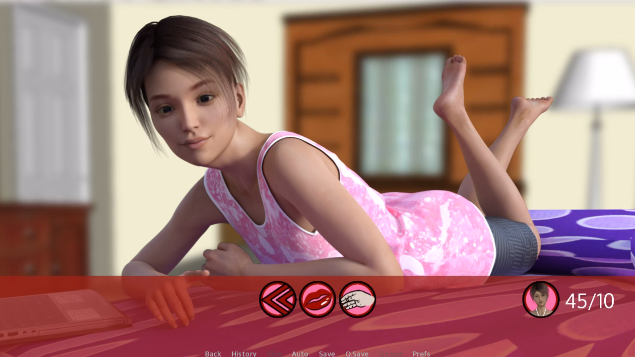 爸爸的晚安吻:父女的禁忌之恋(Daddy's Goodnight Kiss)v1.1 HD 精翻汉化 游戏截图 2