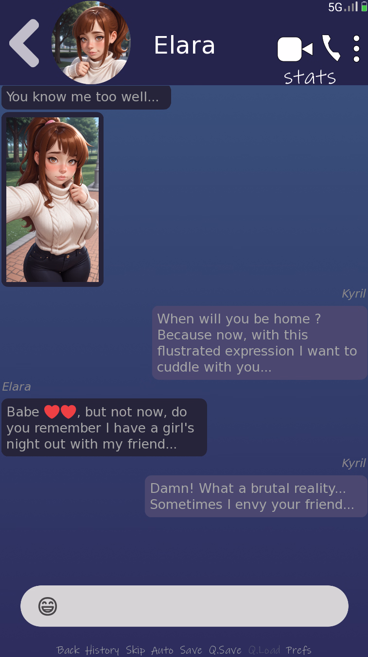 觉醒手机:女友的绿帽性癖(Awakening Phone)v0.1 精翻汉化 游戏截图 2