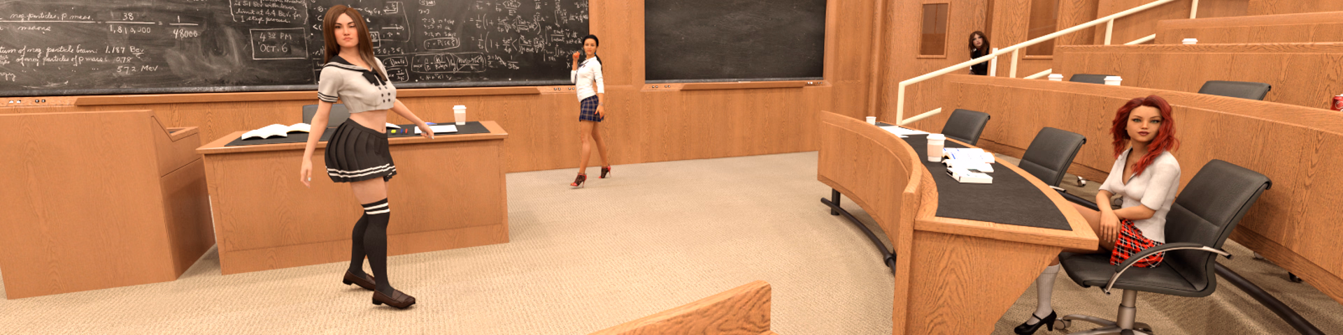 大学诱惑:控制与操纵(College Seduction)v1.1 Extra 精翻汉化 游戏截图 1