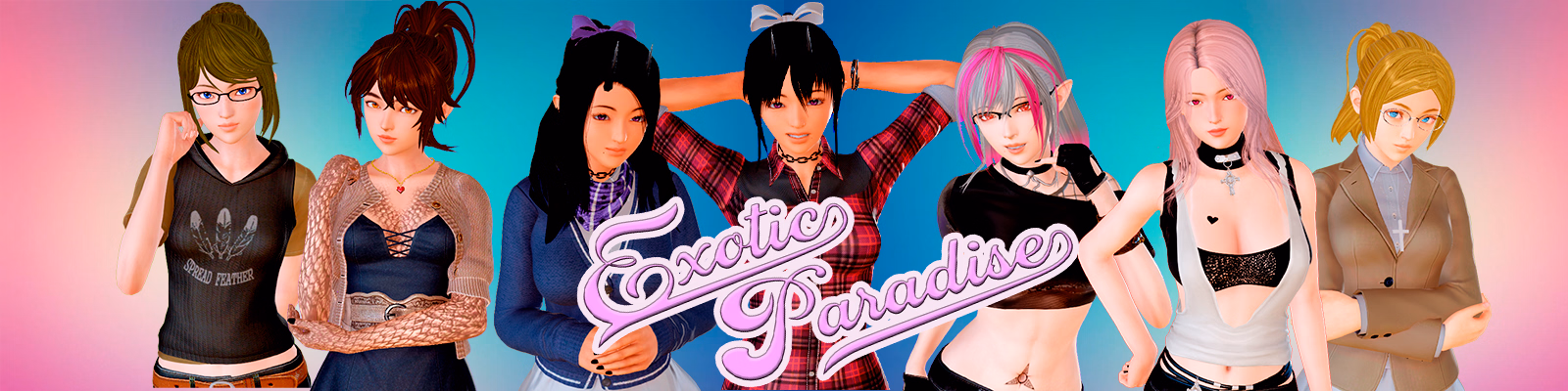 异域天堂：只有女人的传送门（Exotic Paradise）v0.0.2 BUGFIX 精翻汉化 游戏截图 1