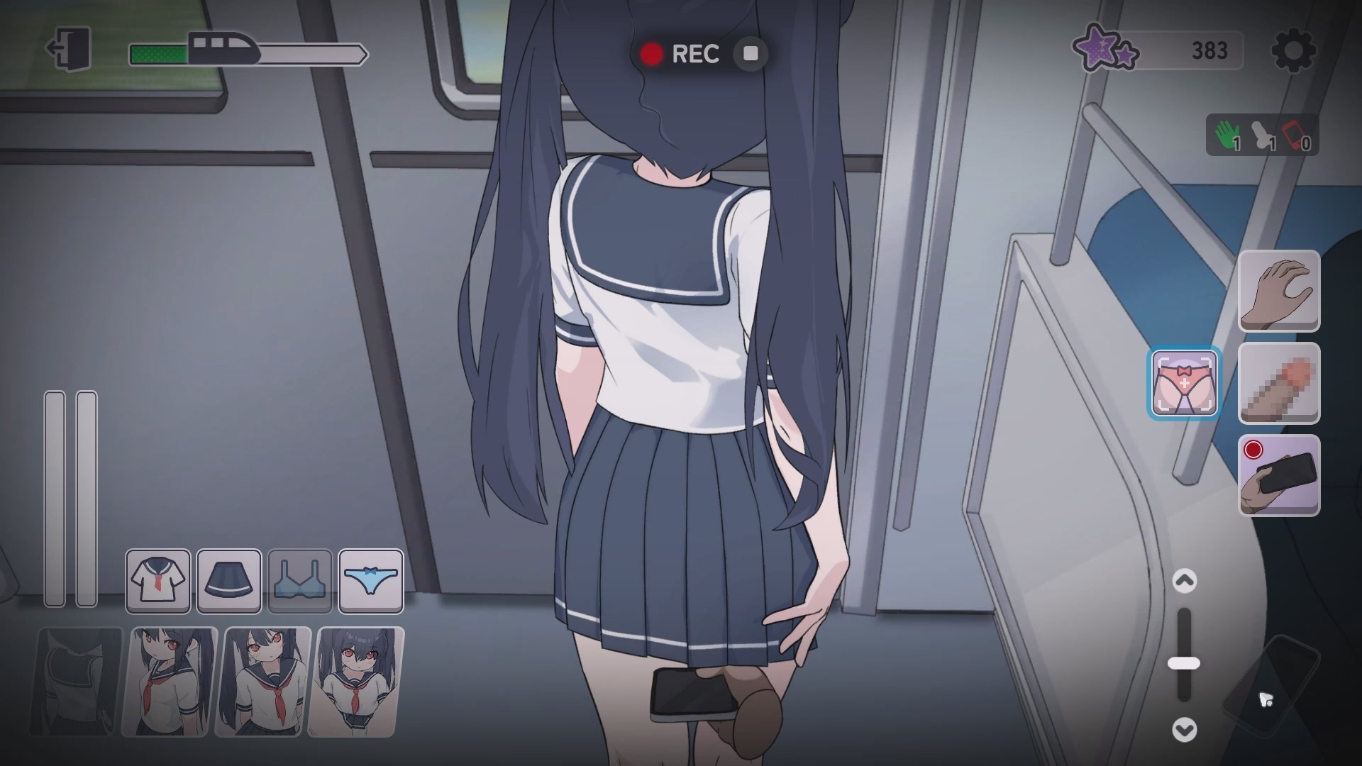 SLG/机翻/动态丨通勤电车、被偷拍的少女/通勤電車、盗撮される少女【20250506】 游戏截图 5