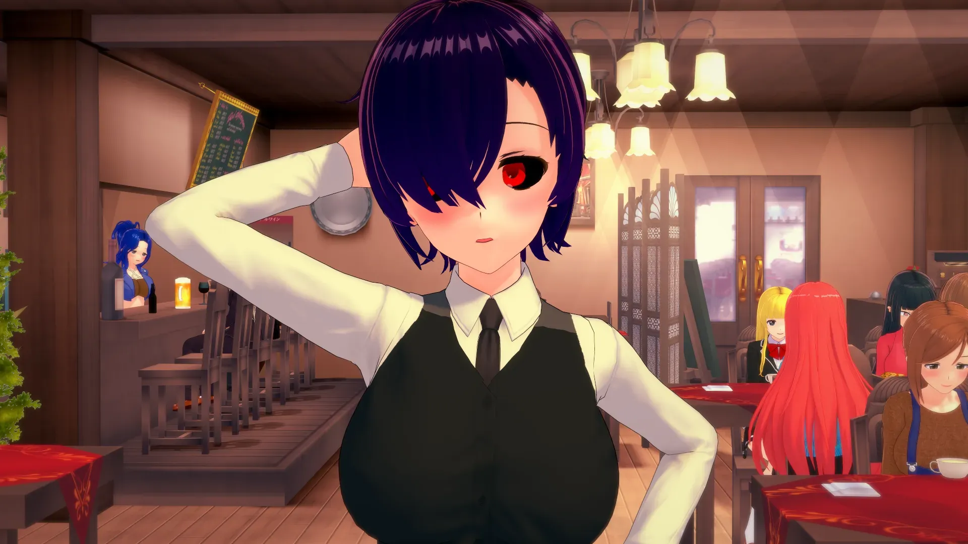亚洲风SLG/动态/更新丨 荡妇老婆学校 Waifu Slut School v0.4.5 汉化版 【20250429】 游戏截图 3