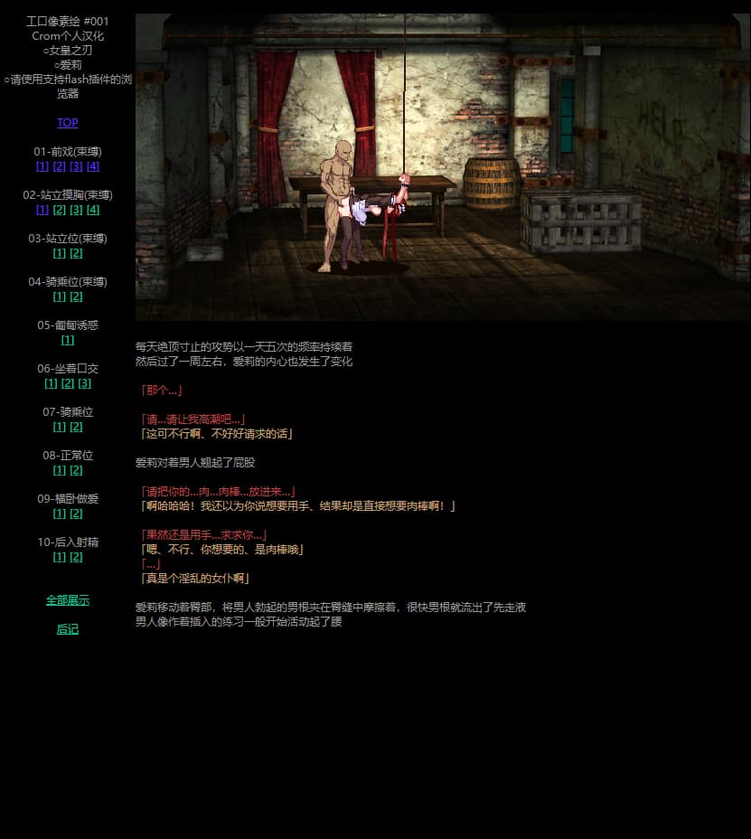 SLG/汉化/动态/像素/NTR丨零之使魔 エロドット #002汉化版 【20250528】 游戏截图 6