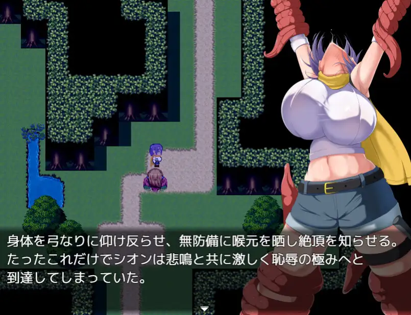 日式SLG/新作丨爆乳魅魔猎人紫苑 爆乳淫魔ハンターシオン~淫魔の罠~ 内嵌AI汉化版 【20250528】 游戏截图 1