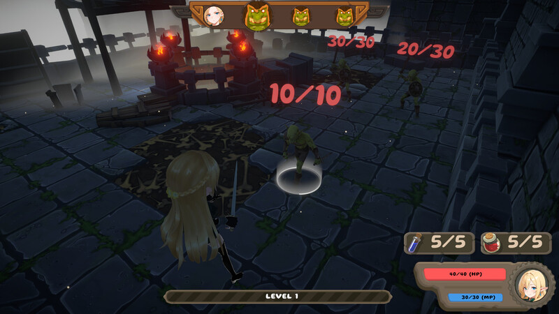 地牢肉鸽SLG/动态/生肉丨精灵冒险:失落城堡(Elf Adventure: The Lost Castle)Demo 原版EN【20250710】 游戏截图 5