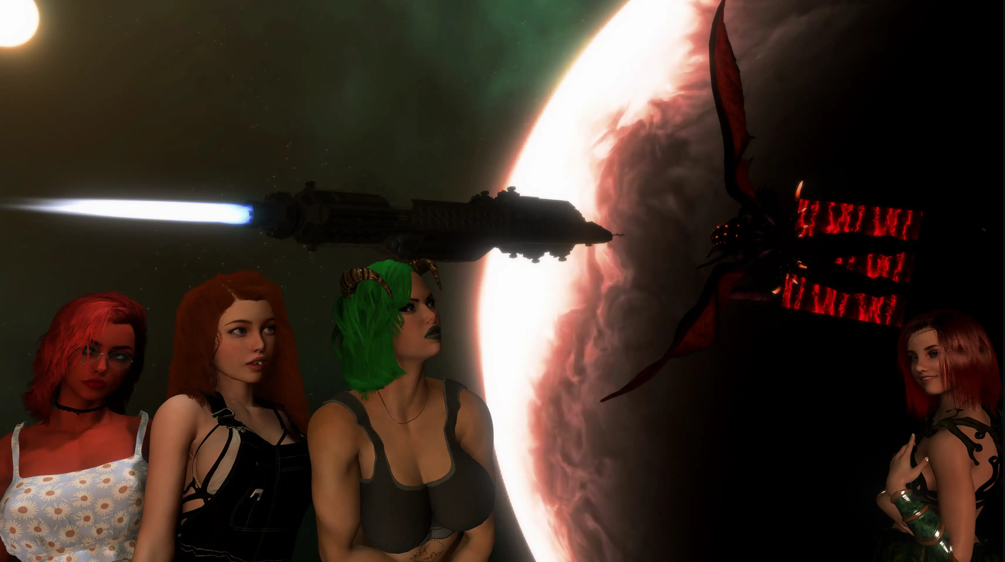 欧美SLG/AI汉化/科幻丨黑暗的呼唤/The Call of Darkness 2.8 AI汉化版【20250729】 游戏截图 2