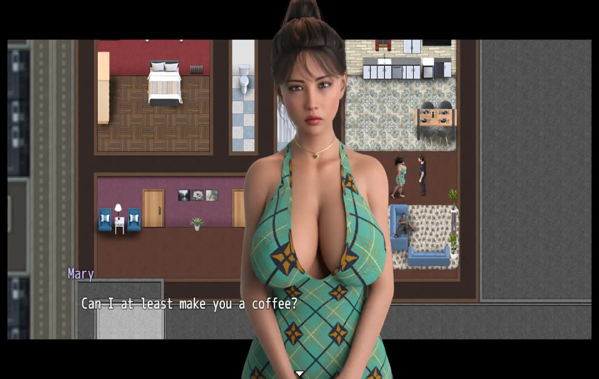 RPG/AI汉化丨我爱上了我的性感邻居：而她醉酒的丈夫却毫无头绪 [最终章]  I’m Falling for My Sexy Neighbor: And Her Drunk Husband Has No Clu【20250822】 游戏截图 1