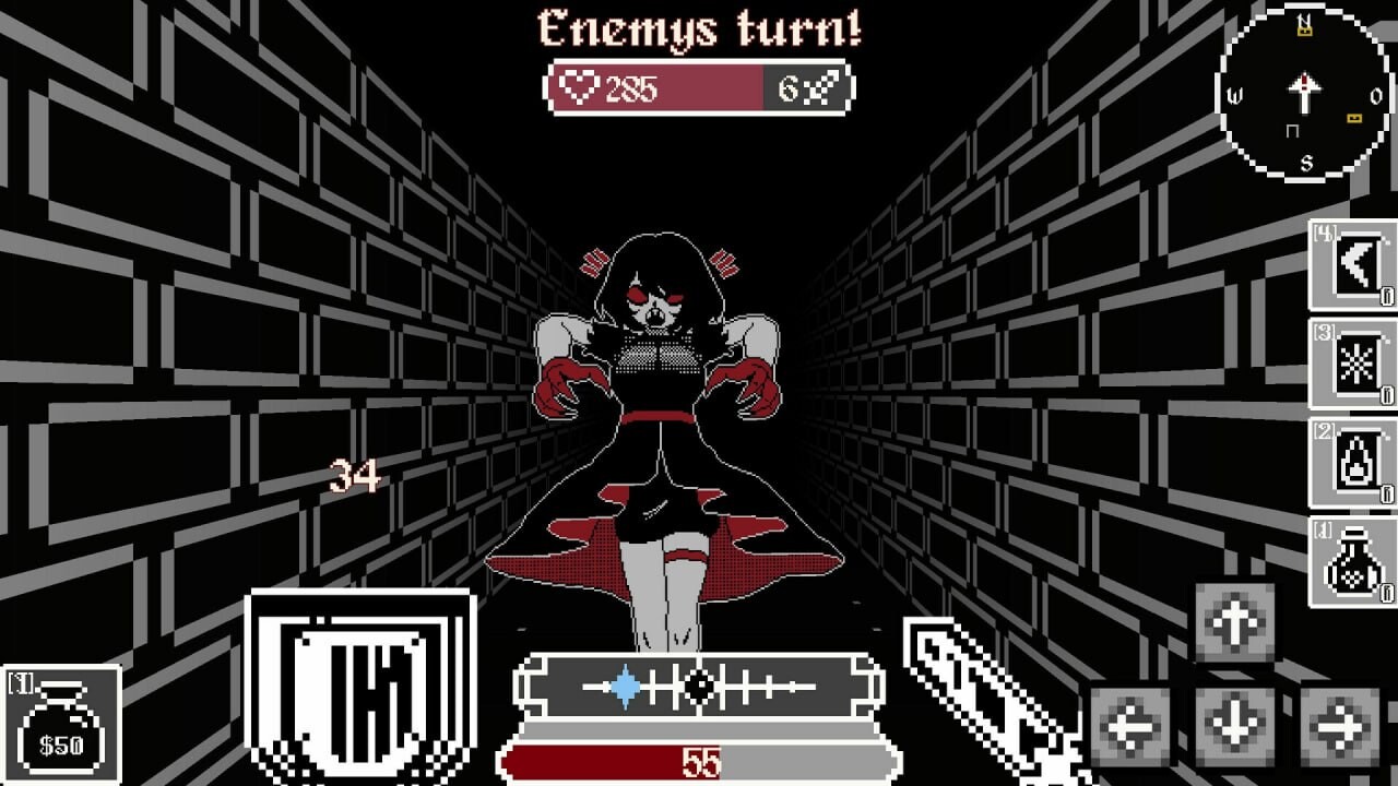 SLG生肉动态无码丨地牢美女：诱惑的故事  Dungeon Vixens A Tale of Temptation v1.1.1【20250822】 游戏截图 5
