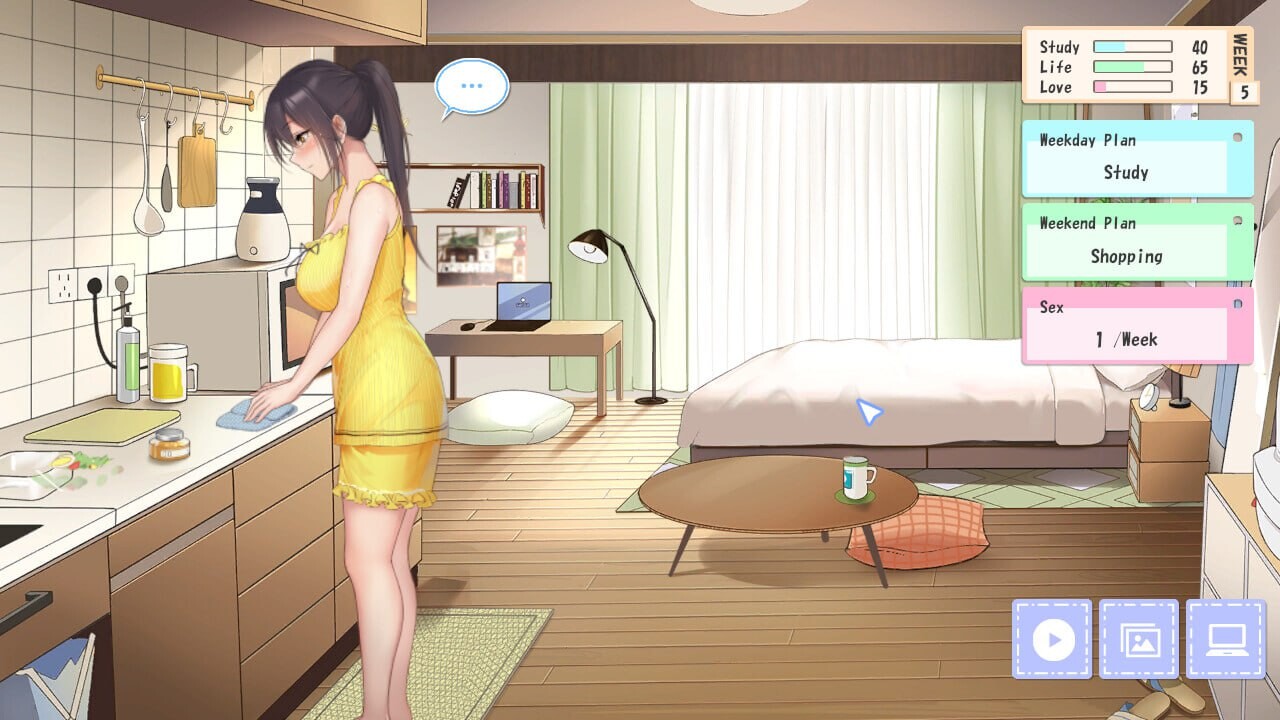 SLG生肉动态CV丨与女友同居生活 Cohabitation Life 【20250822】 游戏截图 7