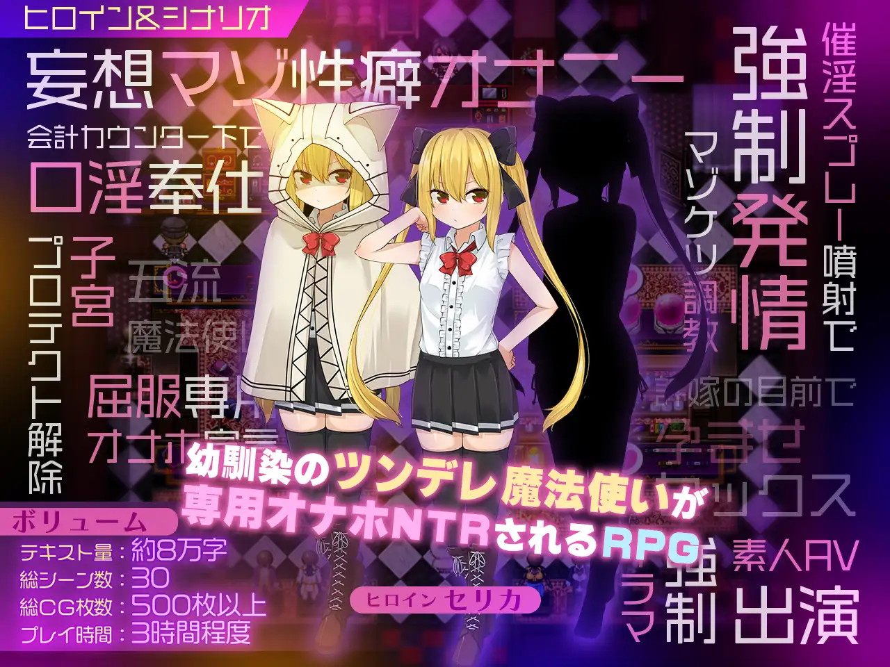 RPG/汉化/AI汉化丨セリカマギア ～幼馴染のツンデレ隠れマゾ魔法使いが専用オナホNTRされる王都アダルトショップ編～ Ver1.07 【20250919】 游戏截图 2